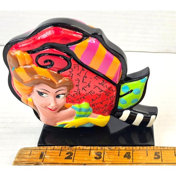 Romero Britto Disney Belle 3D Rose Figurine - Picture 2 of 8